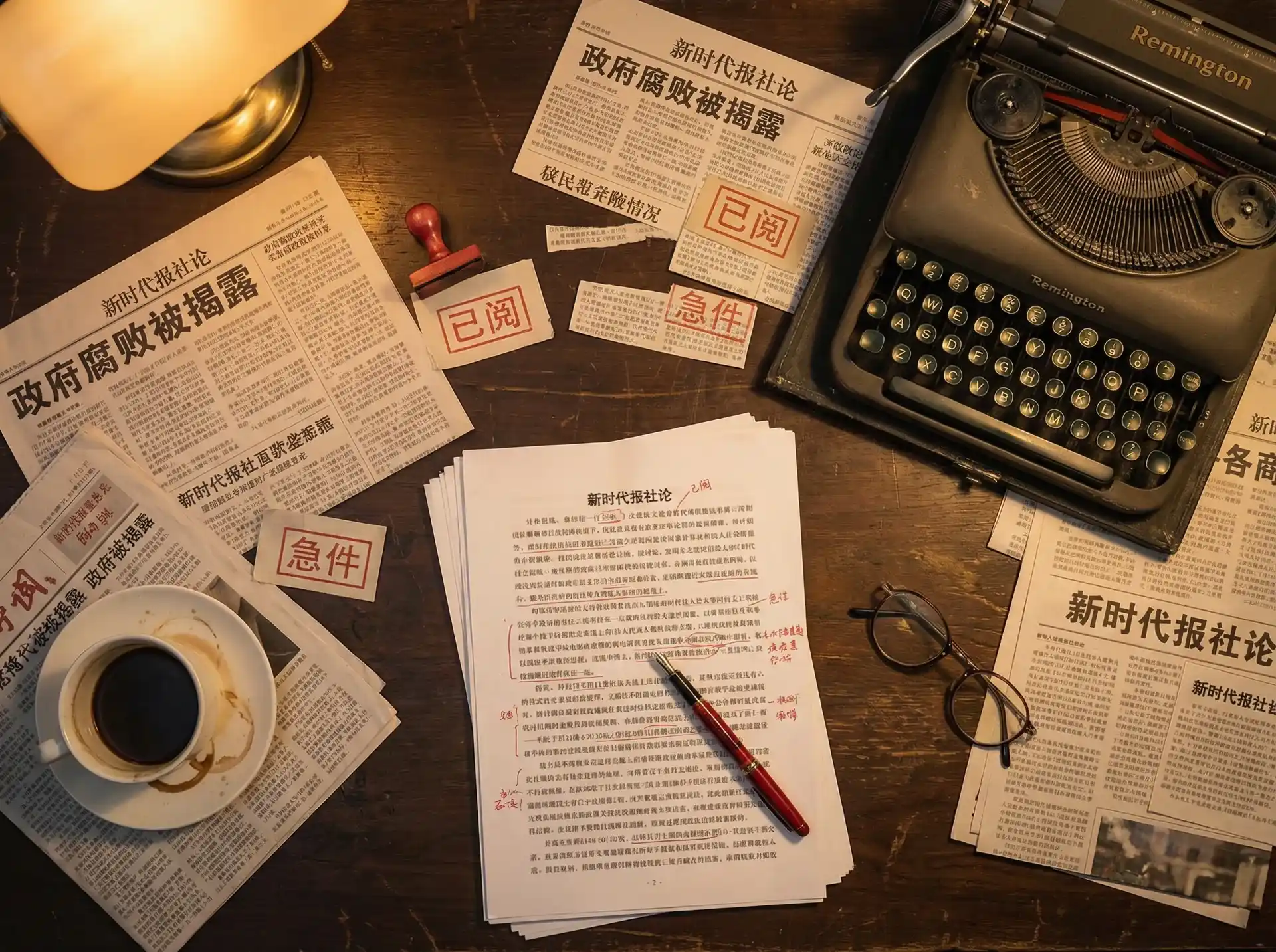 优博娱乐官网 - 报社编辑部工作场景